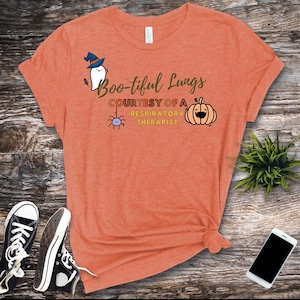 Maglietta per terapia respiratoria di Halloween per regalo di apprezzamento RT