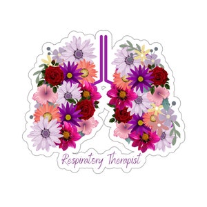 Summer Respiratory sticker for respiratory therapist appreciation gift for future RT gift