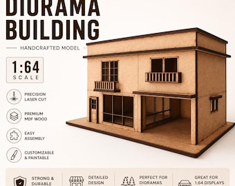 1/64 Scale Diorama House