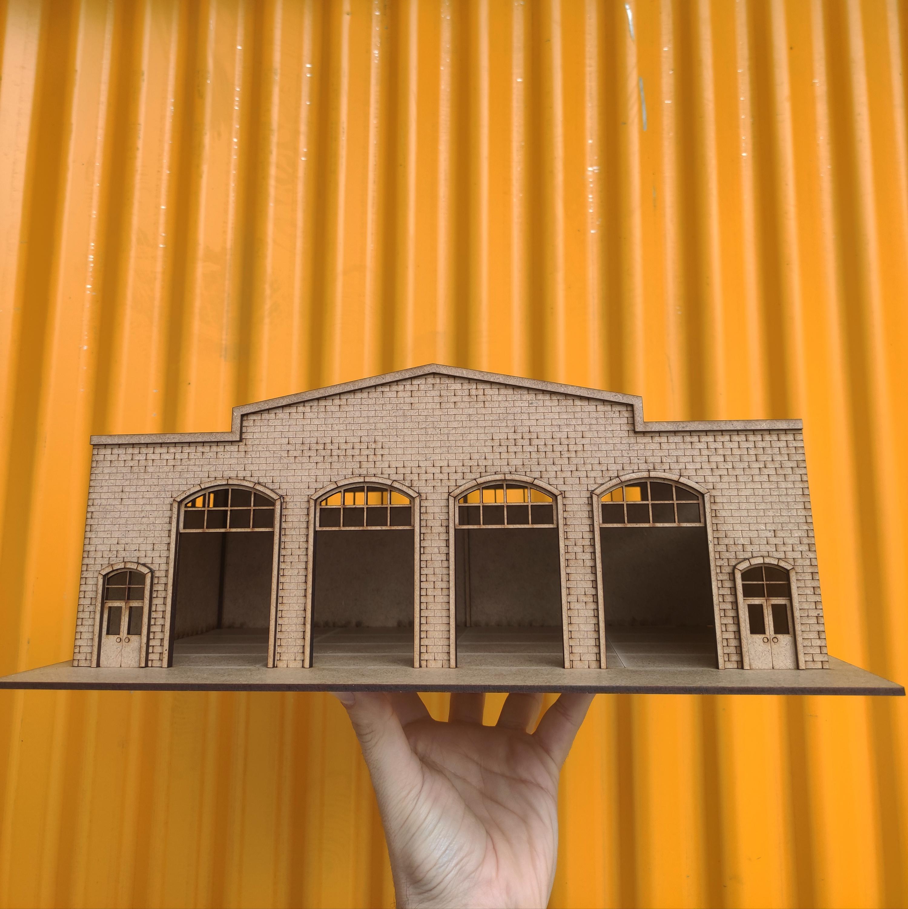 1/64 Scale Model Fire Brigade Building Diorama - Etsy