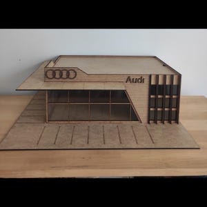1/64 Scale Model Auto Showroom Garage Diorama