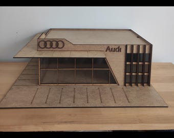 1/64 Scale Model Auto Showroom Garage Diorama