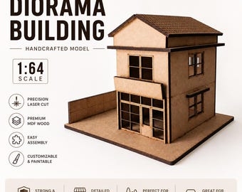 1/64 Scale Diorama House