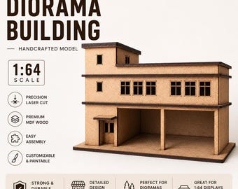 1/64 Scale Diorama Building