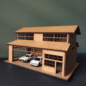 1/64 Scale Diecast Garage Diorama