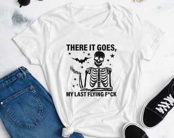 Skeleton Graphic Tee: Funny Halloween Party Shirt