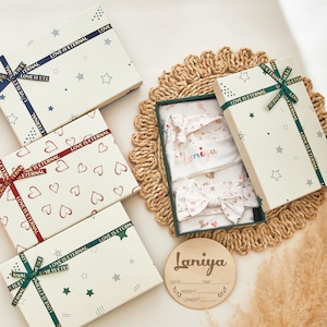 Individuelle Swaddle Tücher - Handgemacht und einzigartig im Design | Weiches, bequemes und sicheres Bio-Baumwollmaterial | Einzigartiges Geschenk für ein neues Baby
