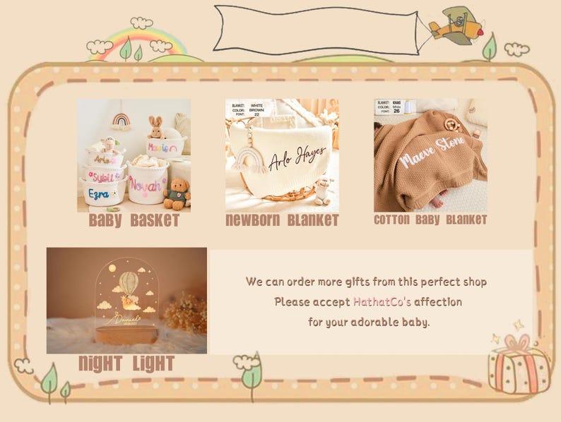 Gepersonaliseerd nachtlampje voor baby, babycadeau geboorte, nachtlampje baby, nachtlampje schattig dier afbeelding 10