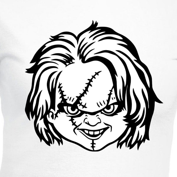 Chucky Cut Files | Cricut | Silhouette Cameo | Svg Cut Files | Digital Files | PDF | Eps | DXF | PNG | Childs Play