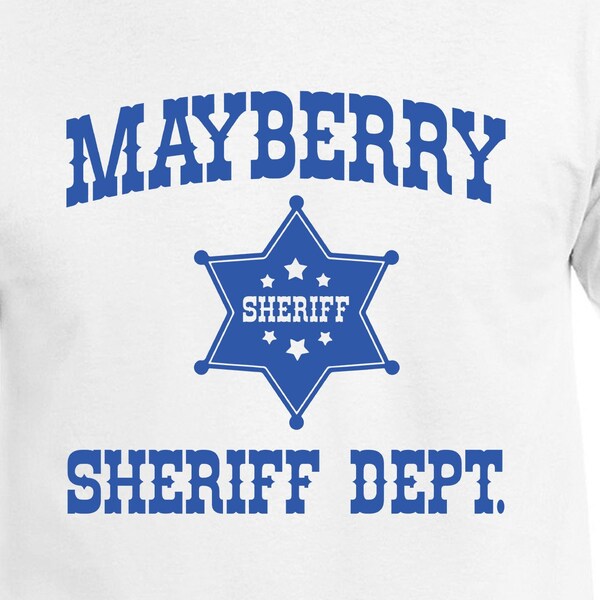 Mayberry Sheriff Cut Files | Cricut | Silhouette Cameo | Svg Cut Files | Digital Files | PDF | Eps | DXF | PNG | The Andy Griffith Show