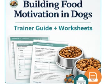 Dog Food Motivation Training Guide, Picky Eater Lesson Plan (Canva PDF)
