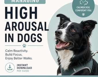 Lecciones de adiestramiento para perros reactivos, manejo de la excitación intensa, material didáctico.