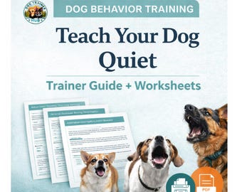 Dog Training Protocol, Stop Barking Guide (PDF Download)