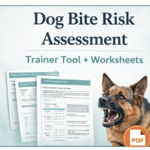 Dog Bite Risk Assessment, Trainer's Guide (Printable PDF)
