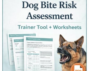 Dog Bite Risk Assessment, Trainer's Guide (Printable PDF)