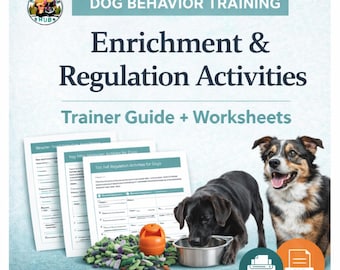 Micro-Activities for Connection, Dog Training Handouts, Reactive Dog Recovery Tools, Enrichment & Regulation Games PDF