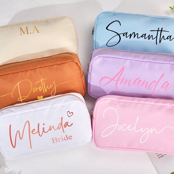 Personalised Makeup Bag Etsy UK