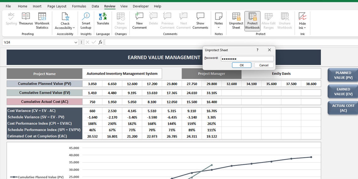 Earned Value Management Excel Template Earned Value Analysis EVM Earned Value Management Excel Template Earned Value Analysis EVM