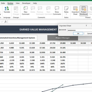 EVM Excel Template: Earned Value Management, Project Costing (instant ...