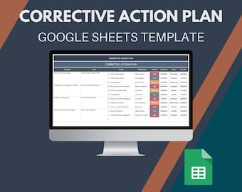 Corrective Action Plan: Project Management Google Sheets Template