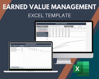 Earned Value Management | Excel Template | Earned Value Analysis | EVM Analysis | Project Management | Project Costing