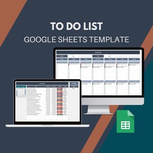 May include: A Google Sheets template for a to-do list. The template includes a calendar, a list of tasks, and a weekly planner. The template is designed to help users organize their tasks and stay on track.