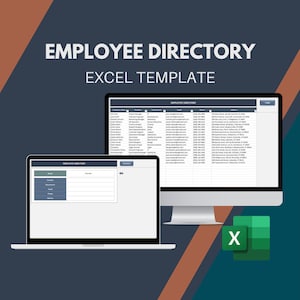 Mitarbeiter-Verzeichnis | Excel Vorlage | HR-Verzeichnis | Firmen-Verzeichnis | Fachbegriffe | Telefonbuch Vorlage | Mitarbeiter Kontakt