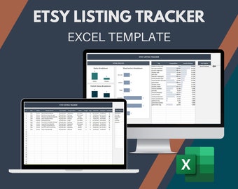 Etsy Listing Tracker: Excel-sjabloon voor shopbeheer