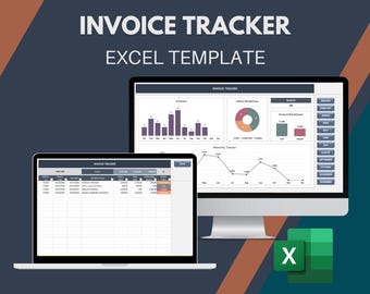 Invoice Tracker Excel Template: Invoice Register, Accounts Receivable, Business Spreadsheet (Instant Download)