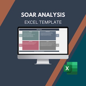 SOAR Analysis | Excel Template | SOAR Model Analysis | Soar Swot