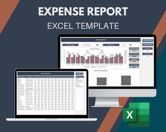 Expense Report Excel Template: Business Expense Tracker (Instant Download)