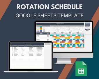 Rotation Schedule Template: Employee Shift Planner (Google Sheets)