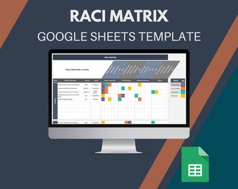 Business Development RACI Chart Template • Excel & Google Sheets • Role ...