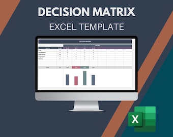 Modèle Excel de matrice de décision : outil d'aide à la décision