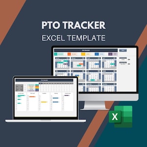 PTO Tracker | Excel Template | PTO Calendar | Paid Time Off | Leave Tracker | Absence Calendar | Time Off Tracker | Vacation Tracker