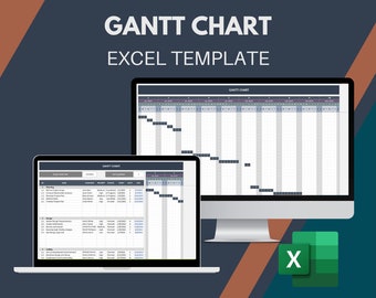 Gantt Chart | Excel Template | WBS Gantt Chart | Gantt Chart Maker | Gantt Chart Template | Project Timeline Template | Workplan Template