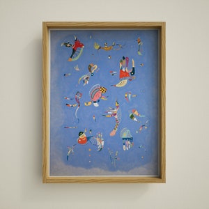 Wassily Kandinsky - Sky Blue | Bauhaus Painting | Modern Abstract Aesthetic Art for Wall Decor | Multiple Sizes