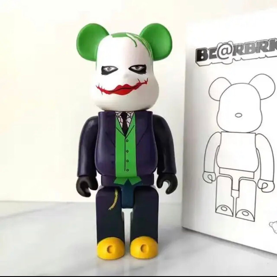 Bearbrick 400% 28cm high Graffiti Design Before and After The Co