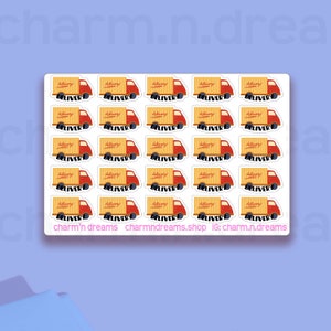 Delivery Icon Planner Stickers