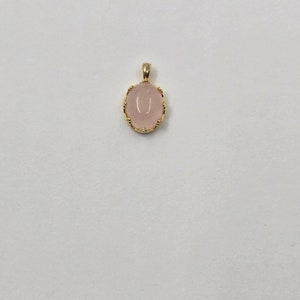 Moonstone Quartz Pendant Natural Gemstone Necklace Charm image 6