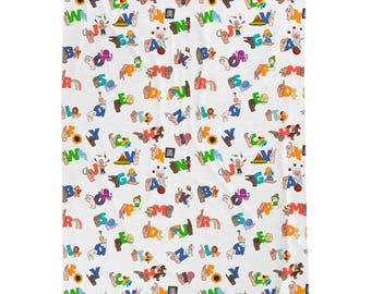 ALS Alphabet Born Abel Blanket