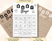 Find The Guest Baby Bingo Game: Unique Baby Shower Cards (Digital Download)