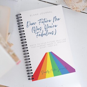 Querido yo futuro: Diario del orgullo LGBTQ+ / Cuaderno de afirmación del amor propio / Diario de crecimiento personal no binario y trans.