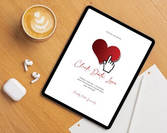 Digital Dating Journal Bundle: Motivational Self-Discovery & Romance (PDF Format)