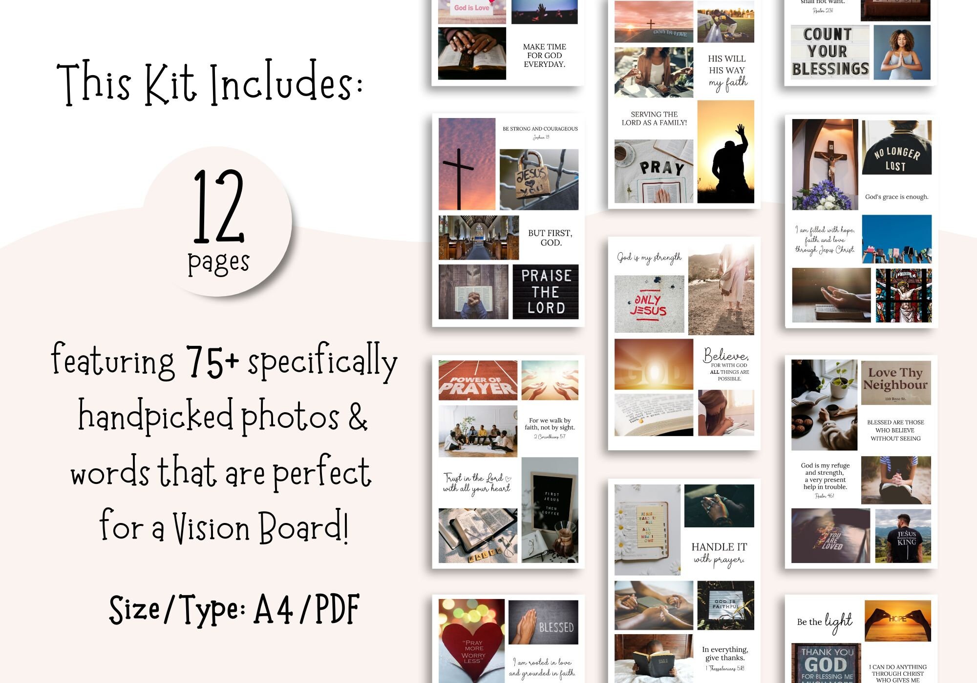 A Guide to Creating a Christian Vision Board – My One Comfort