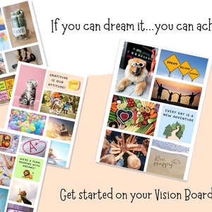 Family Vision Board Kit, Kids Vision Board Printable, Family Activity Printable, Vision Board Printable for Boys & Girls, Rainy Day Activity image 6