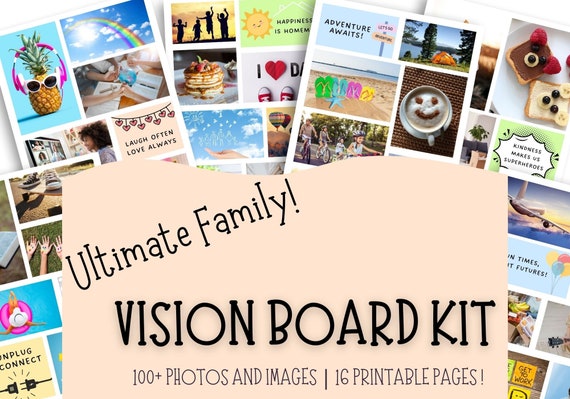 Vision Board Kit Printables Magazine Cut Outs Vision Board Magazine  Clippings Vision Board Cutouts Collage 100 Vision Board Images Bundle 