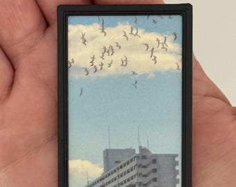 1:12 Miniatur - Stadthimmel mit Vogelschwarm