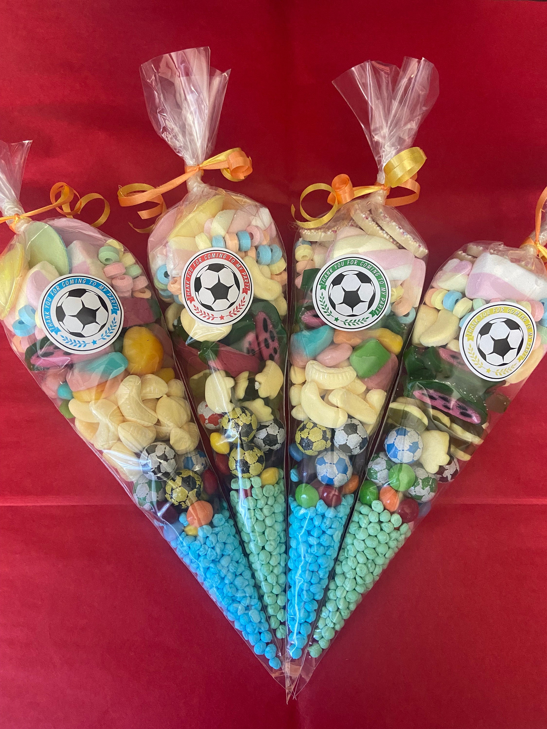 Football Sweet Cones Etsy UK