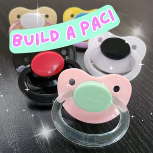 Construye un chupete: chupete para adultos personalizado, pequeño espacio, agere, regresión de edad, sensorial, ayuda para dormir, chupete, chupete, chupete DIY, construye el tuyo propio